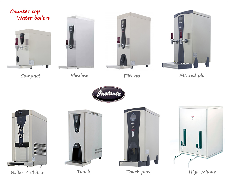 Instanta sureflow counter top water boilers